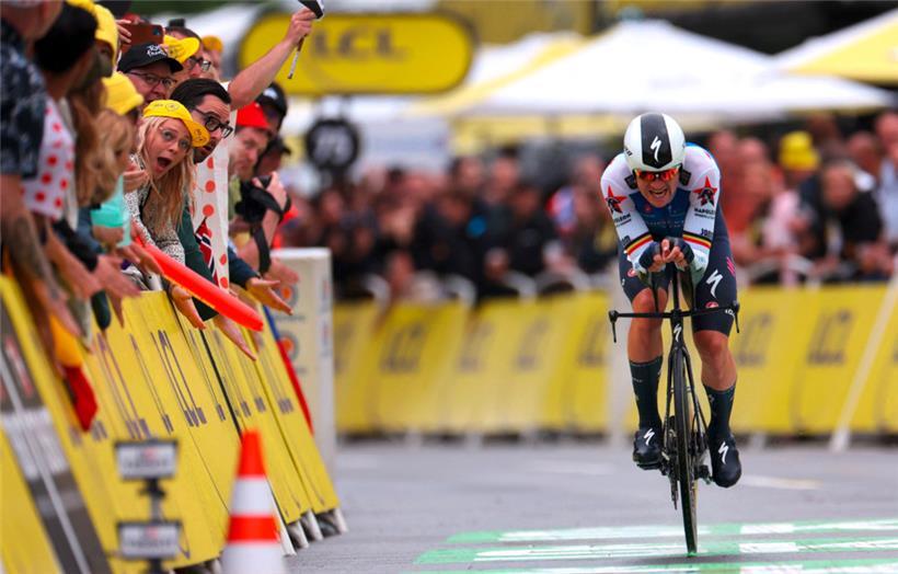 Yves Lampaert war am Freitag der schnellste Fahrer 
