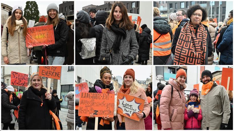 Zahlreiche Gesichter, ein gemeinsames Ziel: Die „Orange Week“ kämpft gegen Gewalt gegen Frauen
