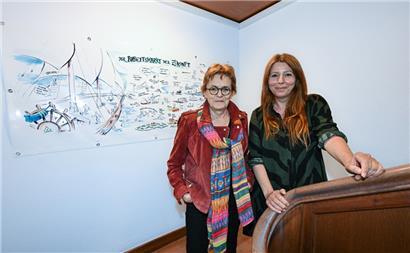 Zarabina-Präsidentin Vera Spautz (l.) und Geschäftsführerin Angela Ruess
