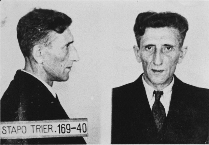 Zénon Bernard nach seiner Verhaftung durch die Gestapo, 1940
