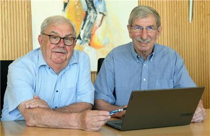 Ziemlich beste Freunde seit langem: CSV-Bürgermeister Raymond Weydert (links) und der Erste Schöffe der Gemeinde Niederanven, Jean Schiltz (LSAP)
