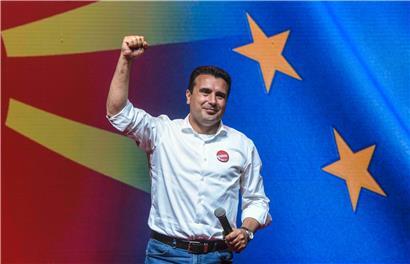 Zoran Zaev, Parteichef der regierenden SDSM, erhofft sich eine Bestätigung seiner Politik der Westintegration und der Aussöhnung mit Griechenland
