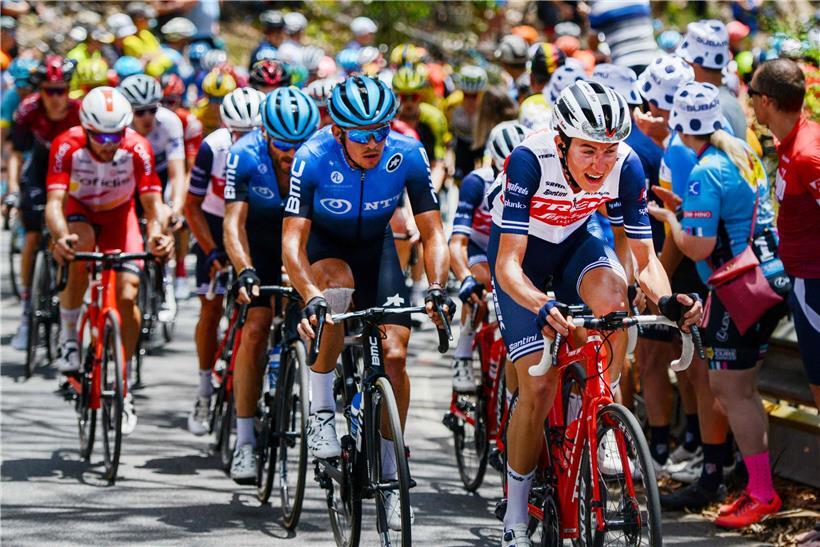 Zu Beginn dieses Jahres nahm Michel Ries an der Tour Down Under teil und konnte Richie Porte dabei helfen, die Rundfahrt zu gewinnen 
