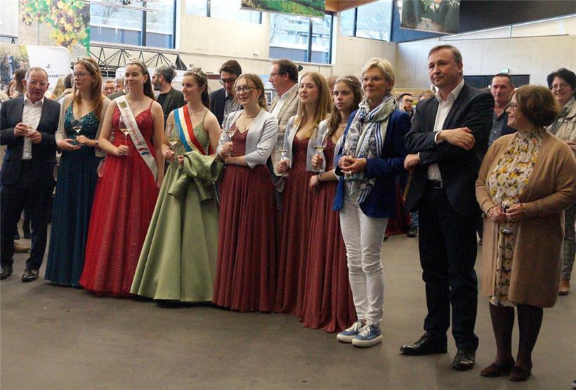 Zu Gast in Ettelbrück waren auch die luxemburgischen Weinhoheiten
