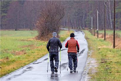 Zu schlechtes Wetter für Sport gibt es bekanntlich nicht

