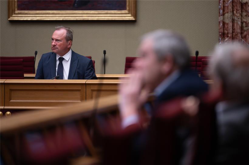 Zufrieden mit der Dynamik der Staatsfinanzen trotz steigender Ausgaben: Finanzminister Gilles Roth
