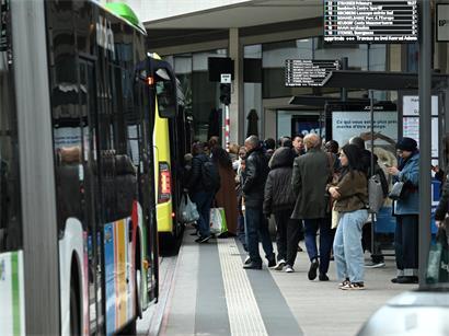 Zufriedene Fahrgäste? Die Stadt zeigt sich in dieser Frage zuversichtlich.