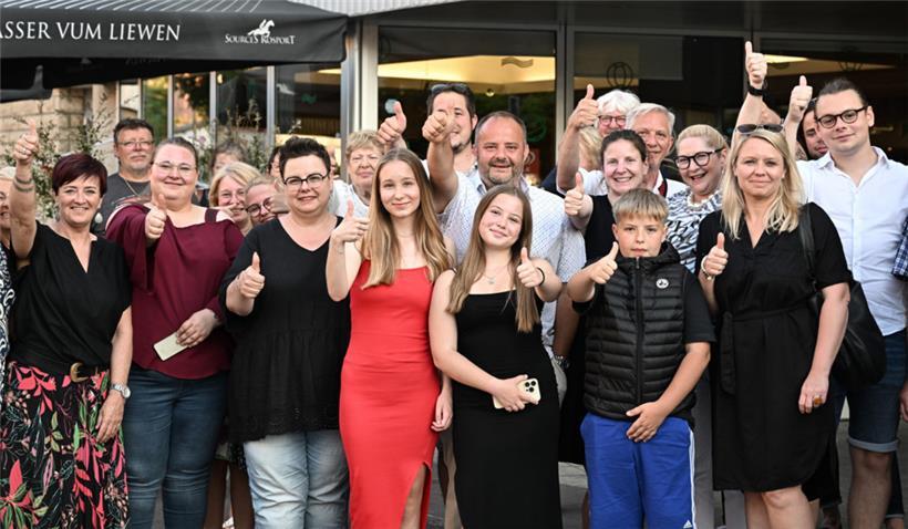 Zufriedene Gesichter bei der Schifflinger LSAP: Mit sechs Sitzen ist man stärkste Kraft im Gemeinderat und sollte die nächsten sechs Jahre mit Carlo Feiereisen den Bürgermeister stellen
