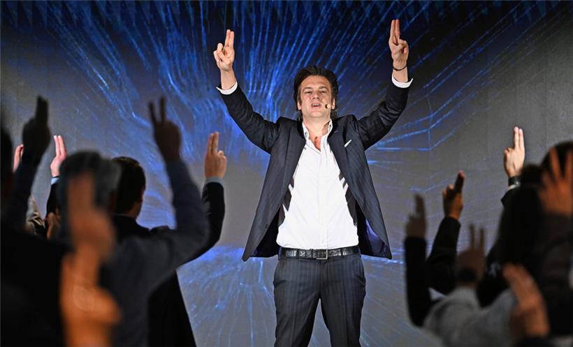 Zukunftsvisionär Nils Müller in Aktion 
