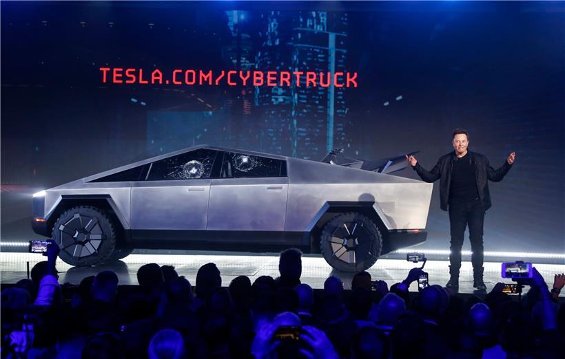 Zum Gewicht des Cybertrucks machte der Hersteller Tesla bisher keine näheren Angaben

