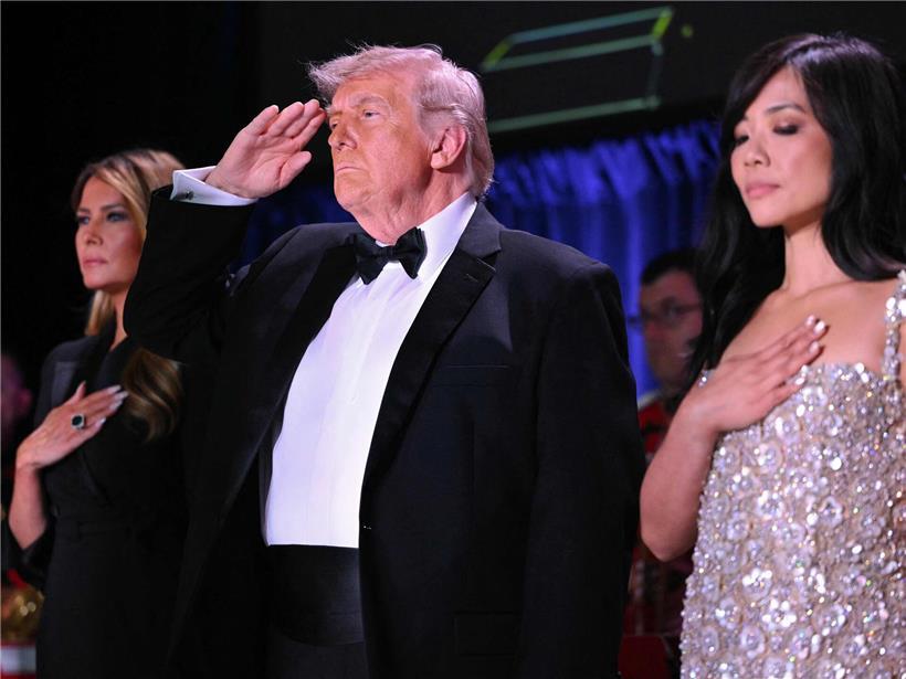 Zum ersten Mal überhaupt hat US-Präsident Donald Trump beim Correspondent's Dinn...