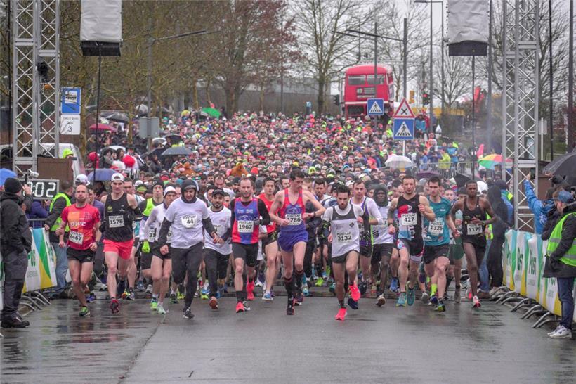 Zum letzten Mal durften sich die Laufbegeisterten im Jahr 2019 auf den zehn Kilometer langen Parcours des Postlaf machen
