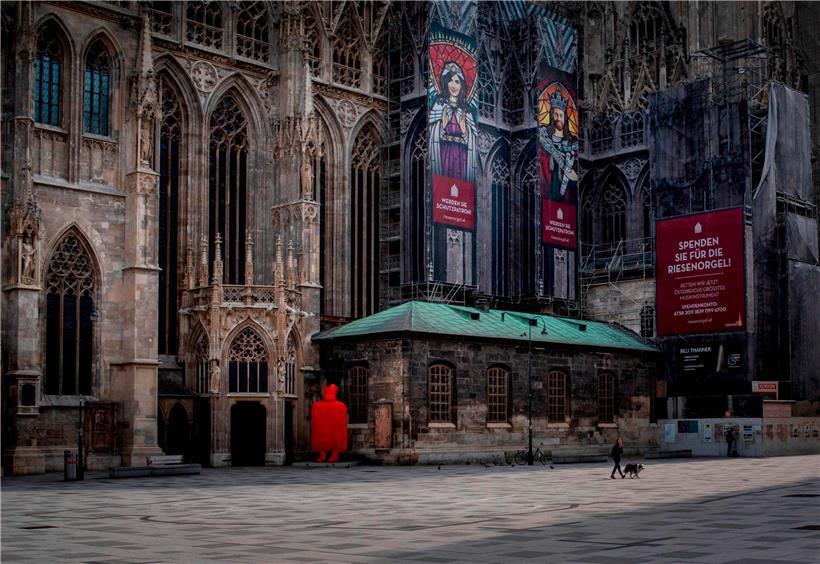 Zurzeit noch in Lockdown-Ruhe: Vor dem Stephansdom in Wien dürfte bald wieder mehr los sein
