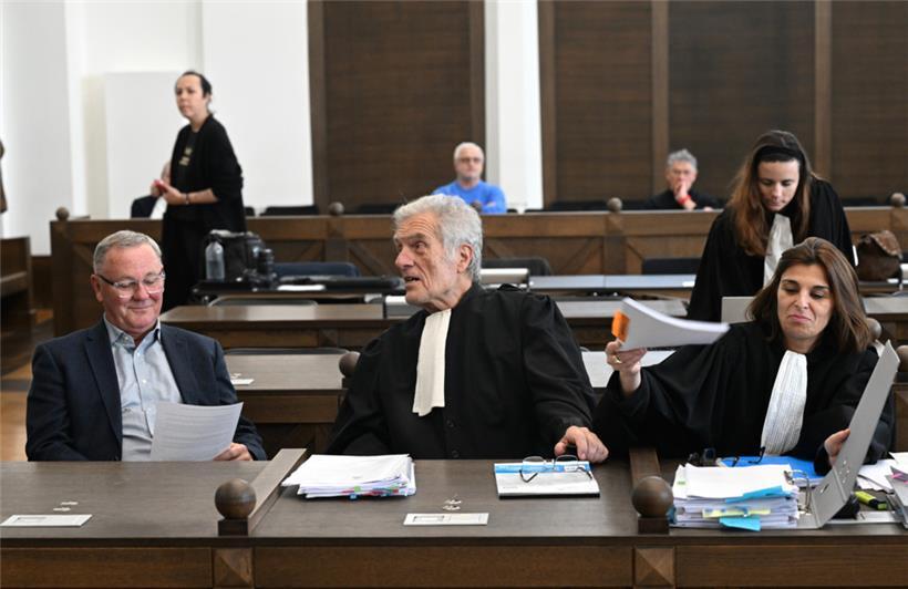 Zuversichtlich: Pierre Reuland (links) und Maître Roland Assa (Mitte)
