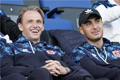Zwei Gewinner des Doppelspieltags: Mathias Olesen (l.) und Dirk Carlson
