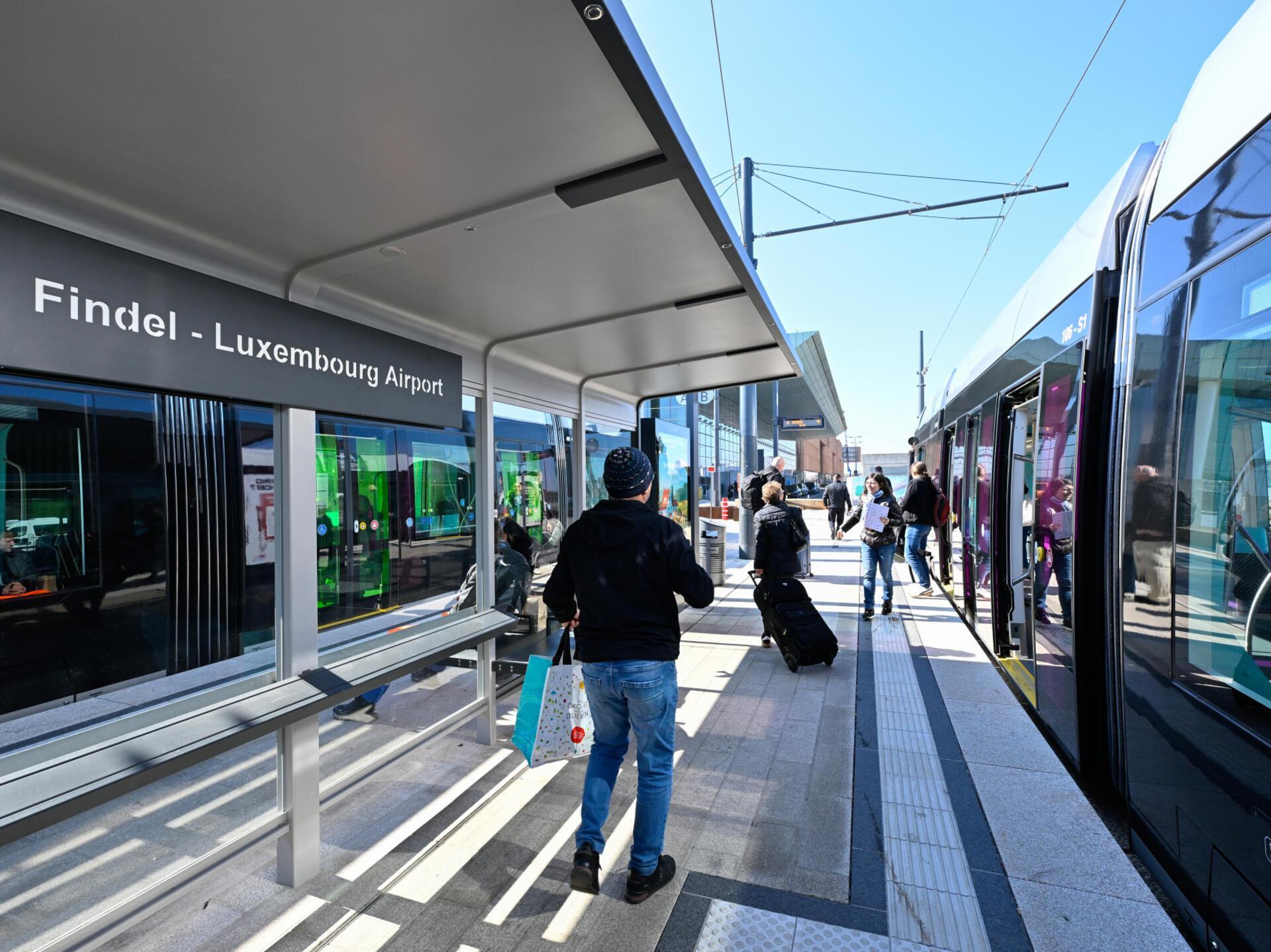 Tram does not run directly to the airport until August 9th