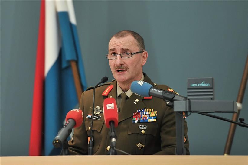 Zwischen General Alain Duschène und der Armeegewerkschaft gibt es wegen der Causa Schleck immer noch böses Blut
