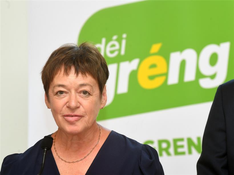 „déi gréng“-Fraktionschefin Josée Lorsché: „Wir sind eine sehr weibliche Partei“