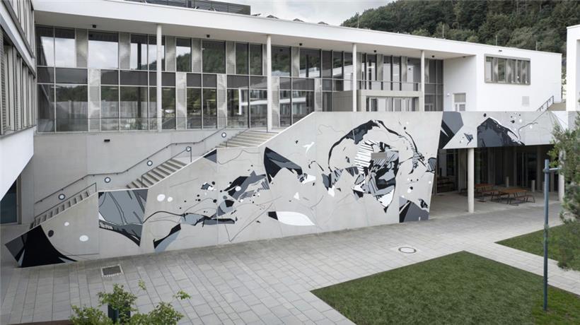 „frag.landscape“ de Paul Kirps au lycée Edward Steichen de Clervaux
