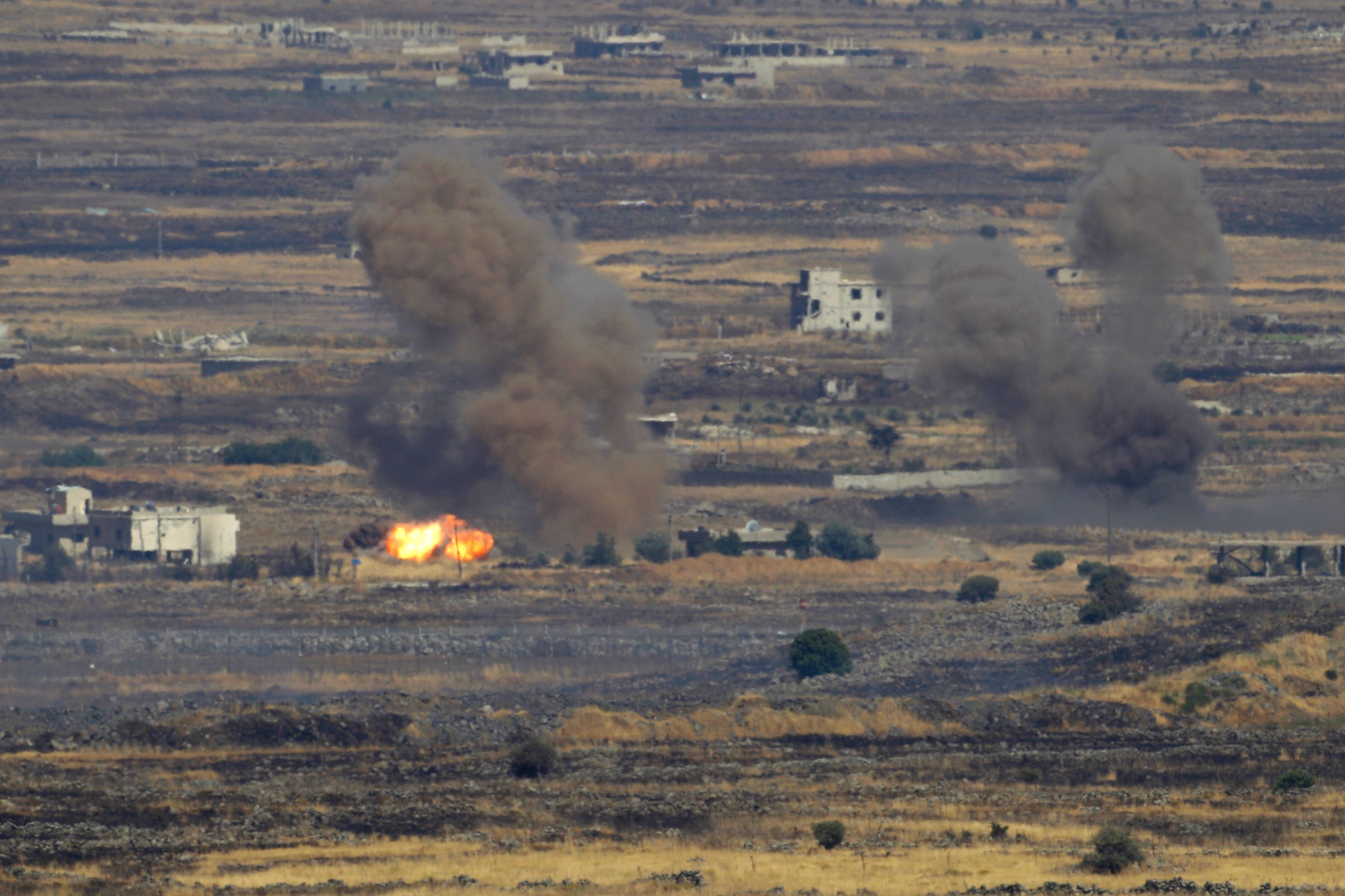 Israel bombardiert Assads Truppen