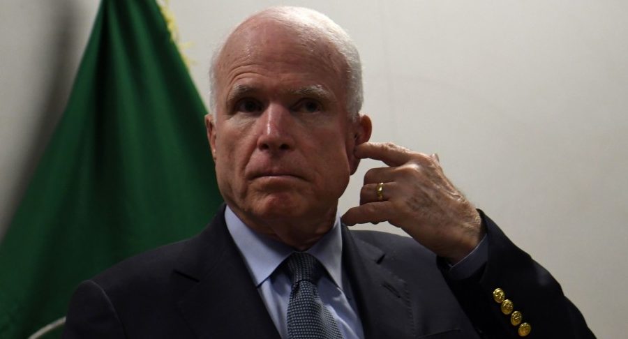 Senator John McCain hat Krebs