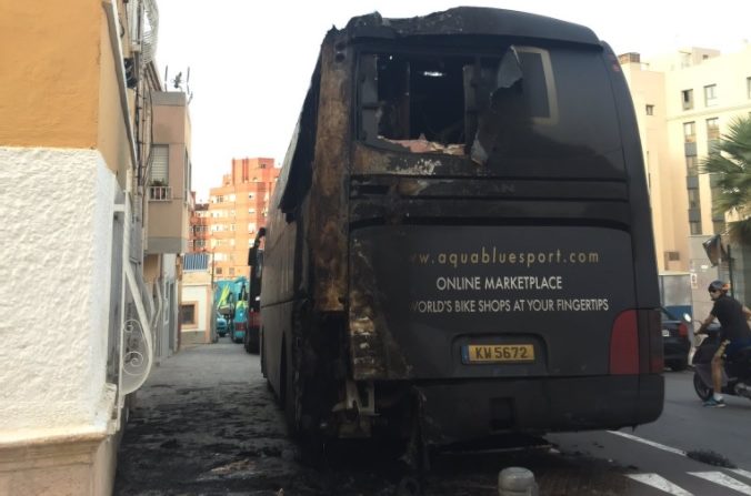 Brandanschlag auf Luxemburger Radsport-Bus