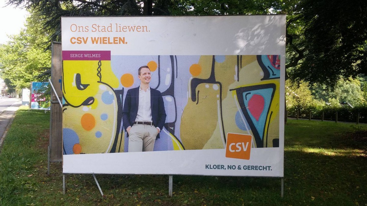 CSV-Plakate ärgern Luxemburger Street-Art-Szene
