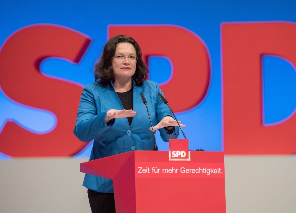 Mit Andrea Nahles in die Opposition