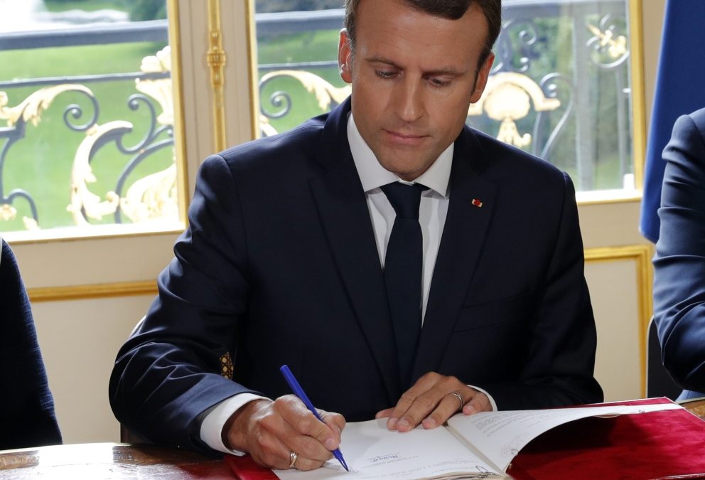 Macron unterzeichnet Arbeitsmarktreform