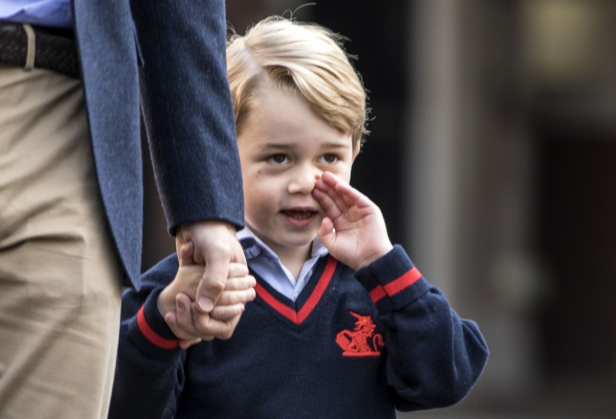Erster Schultag für Prinz George ohne Mama Kate