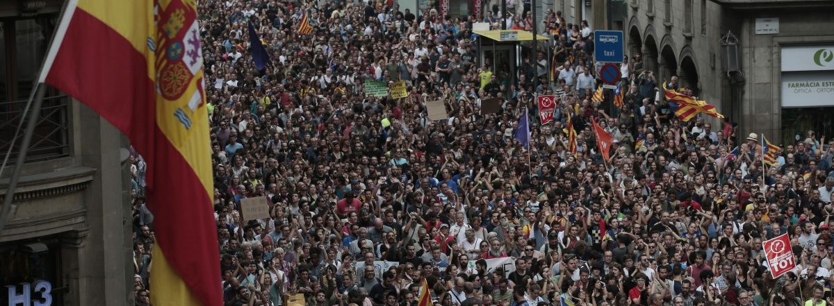 Generalstreik und Massenproteste in Katalonien