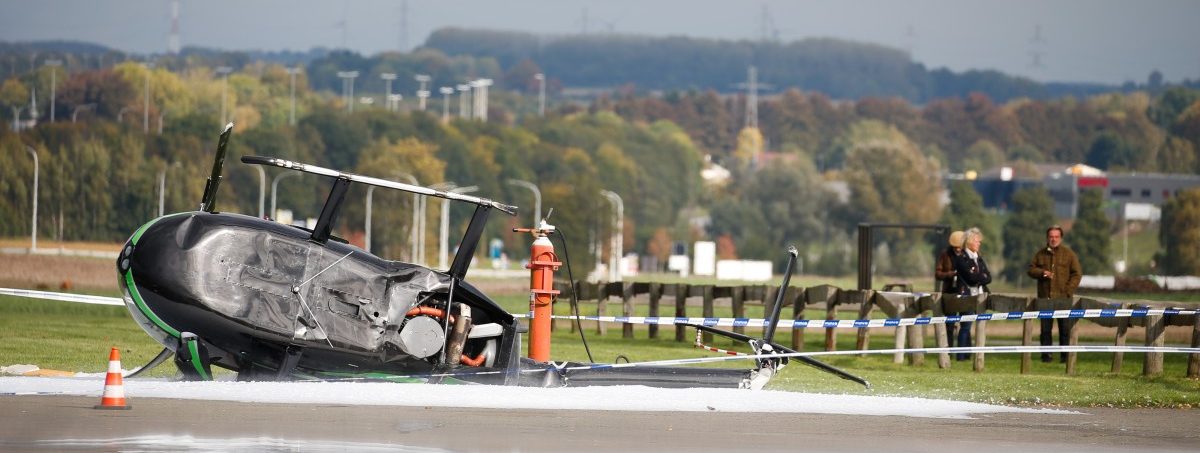 Hubschrauber-Unglück in Belgien: Vier Verletzte