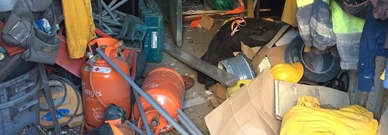Gasflasche explodiert – Bauarbeiter verletzt