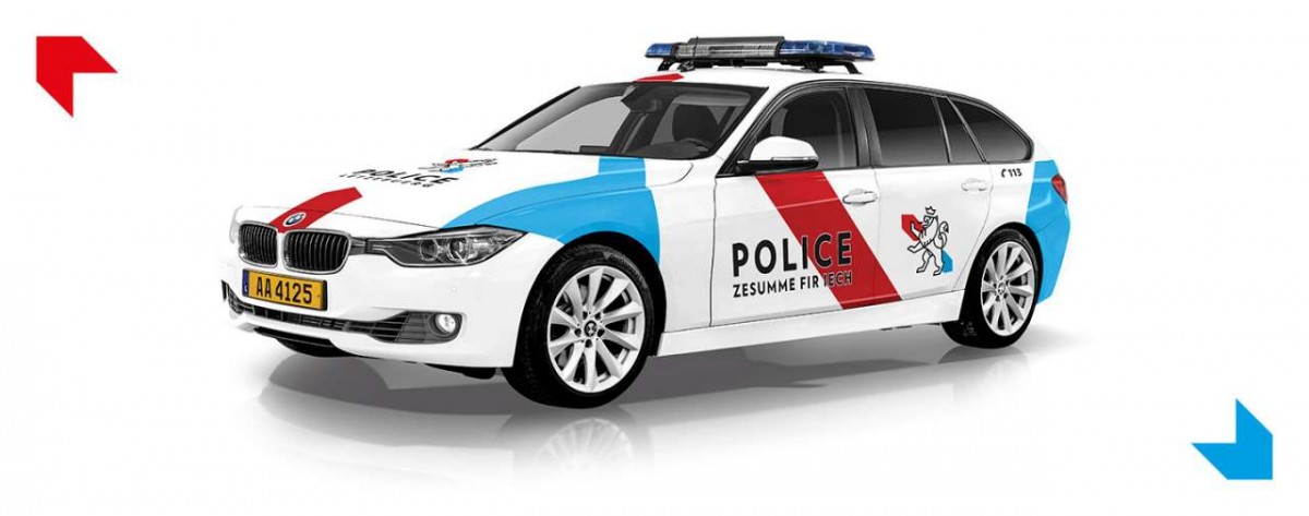 Luxemburger Polizei enthüllt neues Design