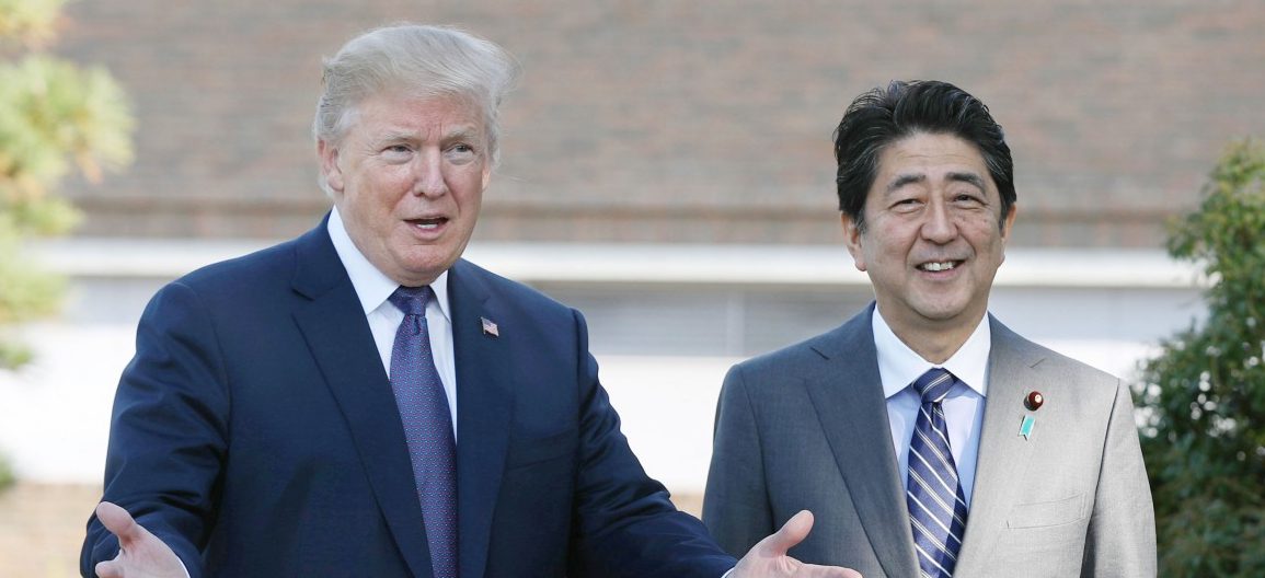 Trump in Japan angekommen