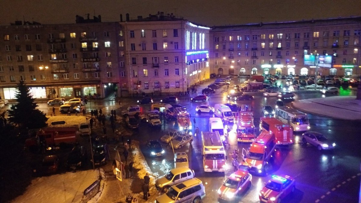 Explosion in Supermarkt in St. Petersburg