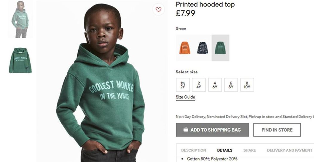 Promis kritisieren H&M für Werbefoto