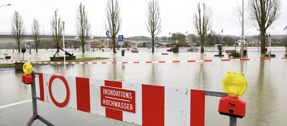 Wieder Hochwasser in Luxemburg (Fotostrecke)