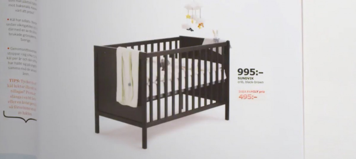 Ikea baut Schwangerschaftstest in Anzeige ein