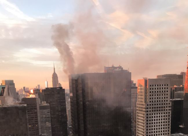Feuer im Trump Tower ausgebrochen