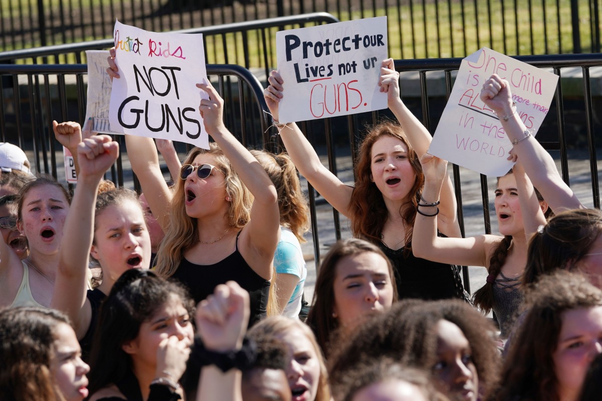 Schüler in Florida demonstrieren für schärferes Waffenrecht
