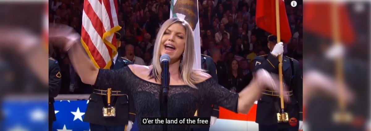Fergie zerstört die US-Hymne