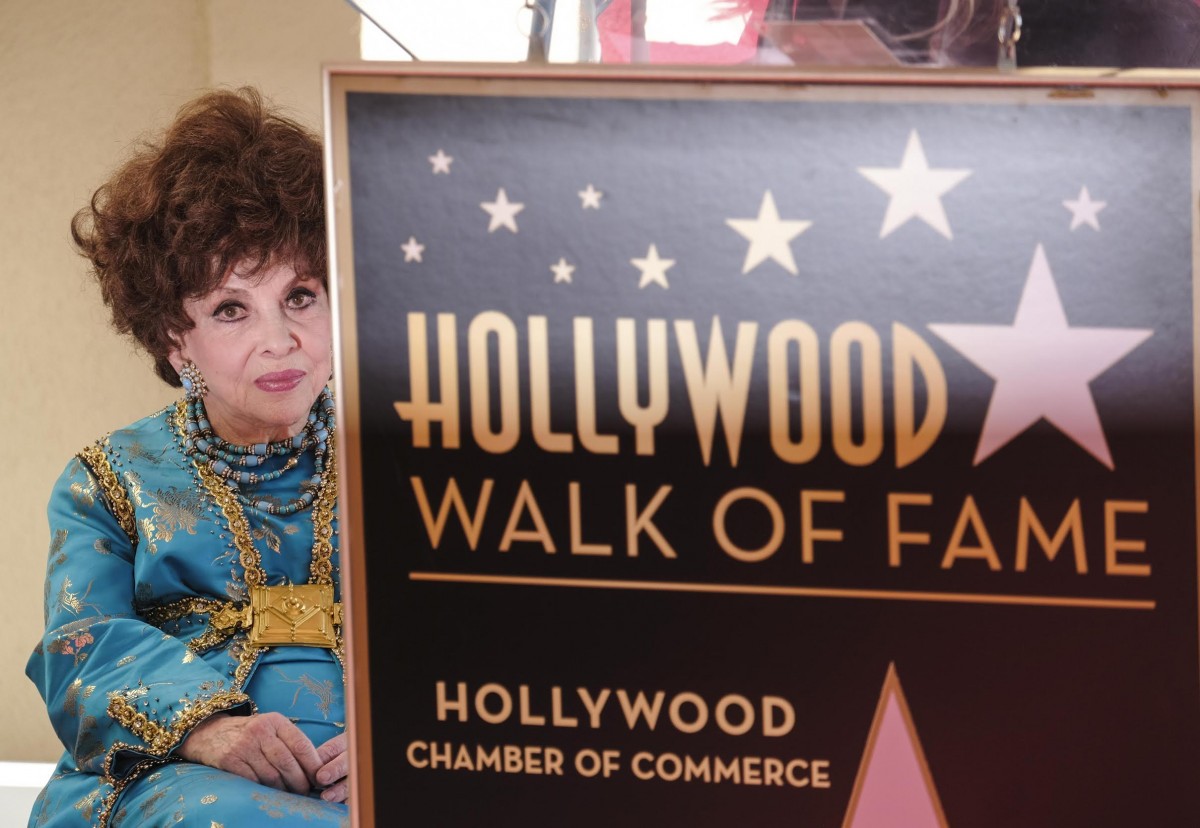 Hollywood-Stern für Gina Lollobrigida