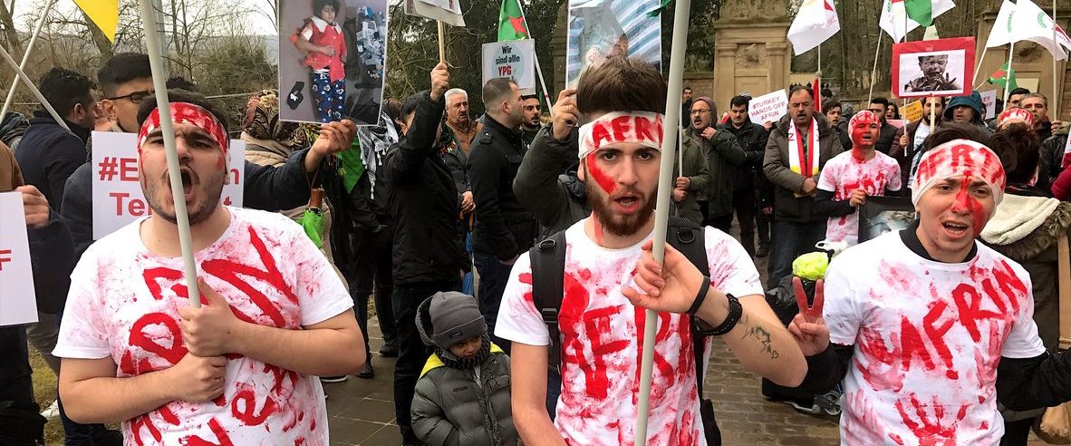 Kurdenprotest in Luxemburg: „Sie müssen etwas gegen den Krieg tun“