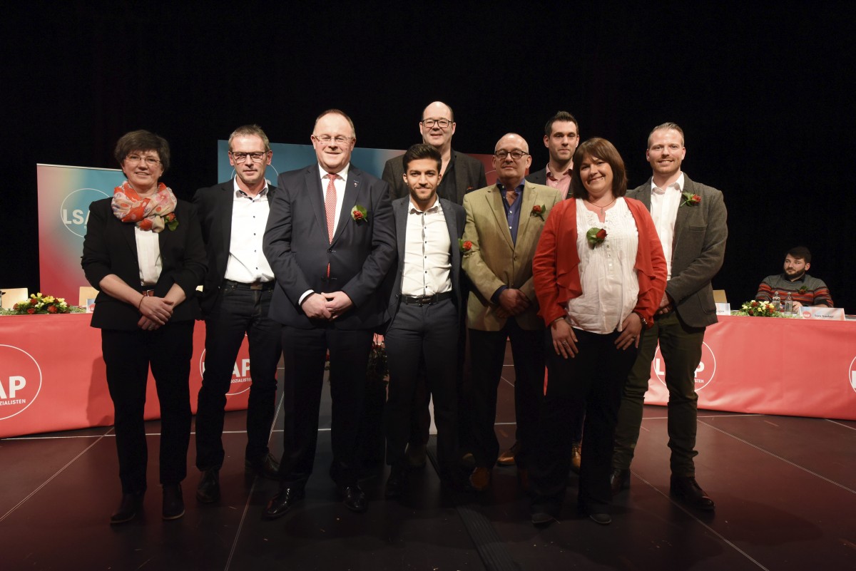 Grünes Licht für die neun Kandidaten der LSAP-Nord-Liste
