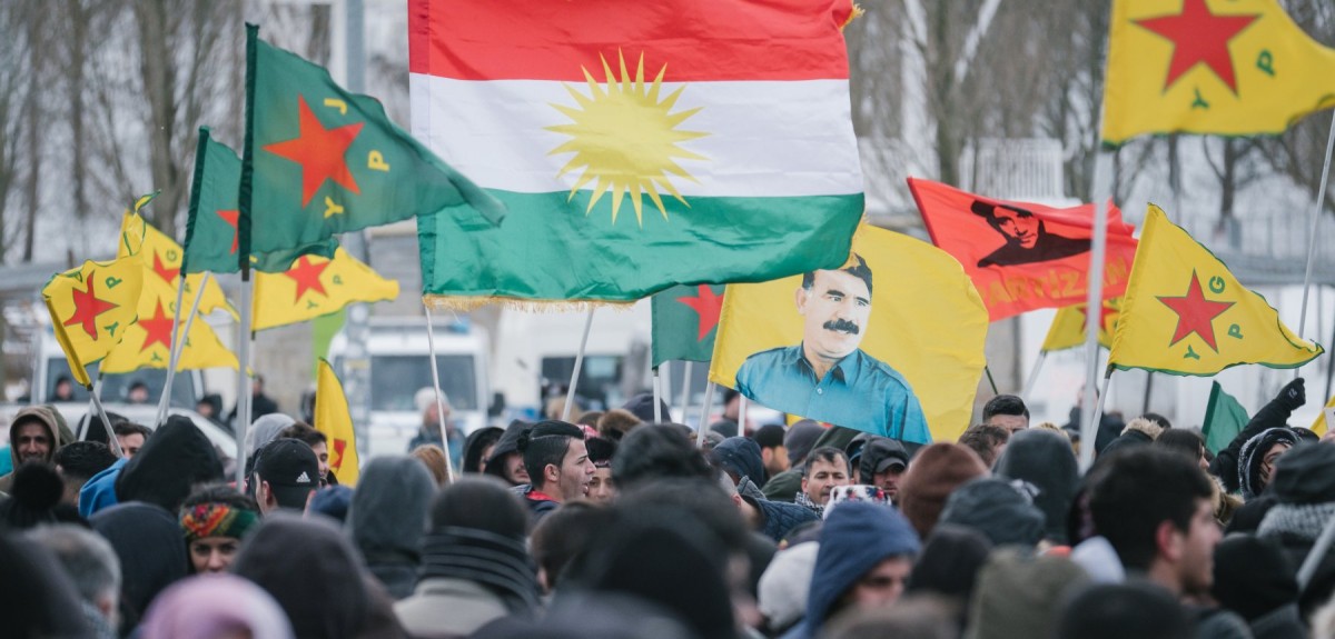Kurden demonstrieren in Deutschland und in Luxemburg