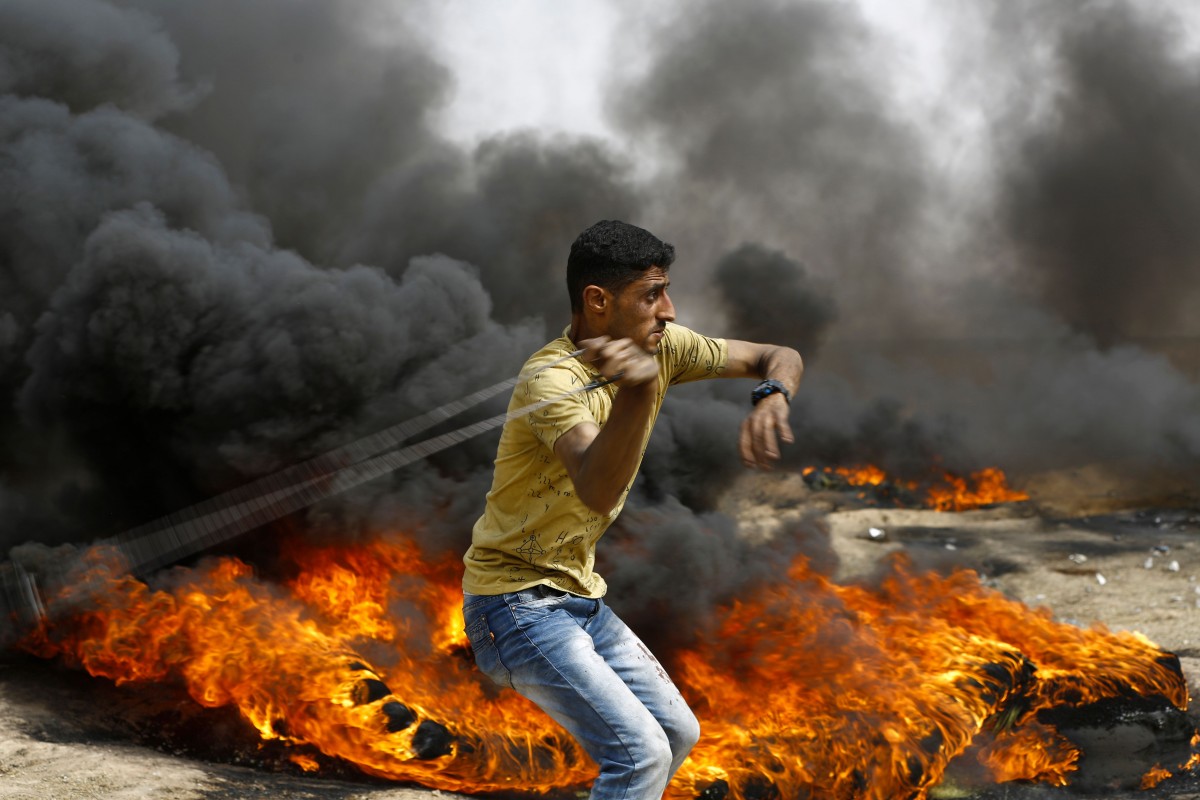 Zwei Tote und Dutzende Verletzte bei Unruhen an Gaza-Grenze