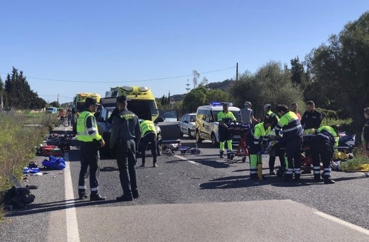 Porsche rast in Radfahr-Gruppe auf Mallorca – Luxemburger verletzt