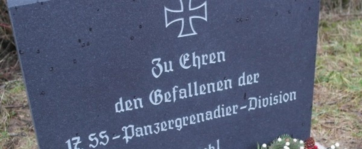 Hausdurchsuchung wegen Nazi-Stele in Volmunster