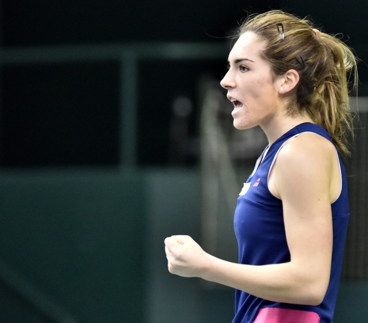 Molinaro mit ihrem größten Erfolg bei den Junioren